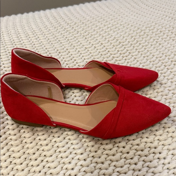 Old Navy Red Women's Flats 8 - Picture 2 of 5